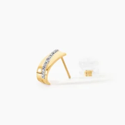 Créoles Timira Or Jaune Diamant