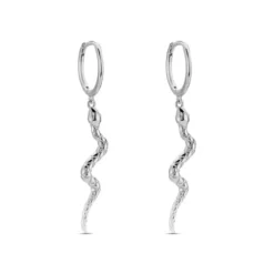 Créoles Yoshie Argent Blanc