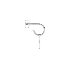 Créole Unitaire Argent Blanc Donelle Oxyde De Zirconium