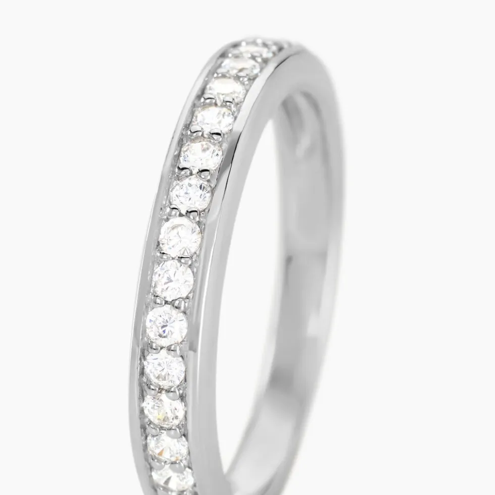 Demi Alliance Heket Argent Blanc Oxyde De Zirconium