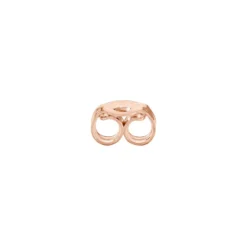 Fermoir Papillon Boucle D'oreille Or Rose