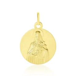 Médaille Or Jaune Sainte Thérèse