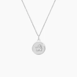 Medaille Or Blanc Hannae