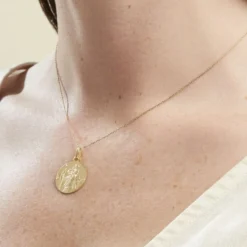Medaille Or Jaune Saint Christophe