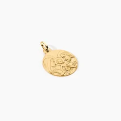 Medaille Or Jaune Sainte Famille