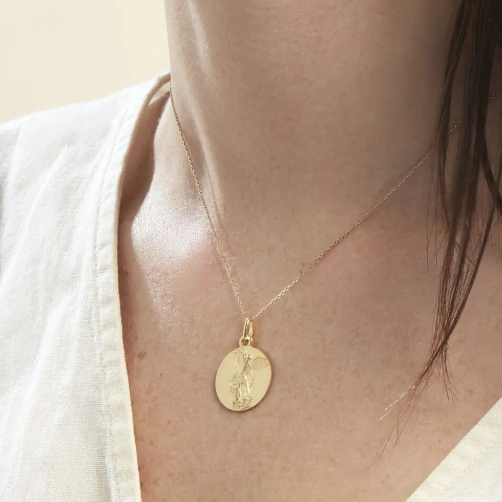 Medaille Or Jaune Saint Michel