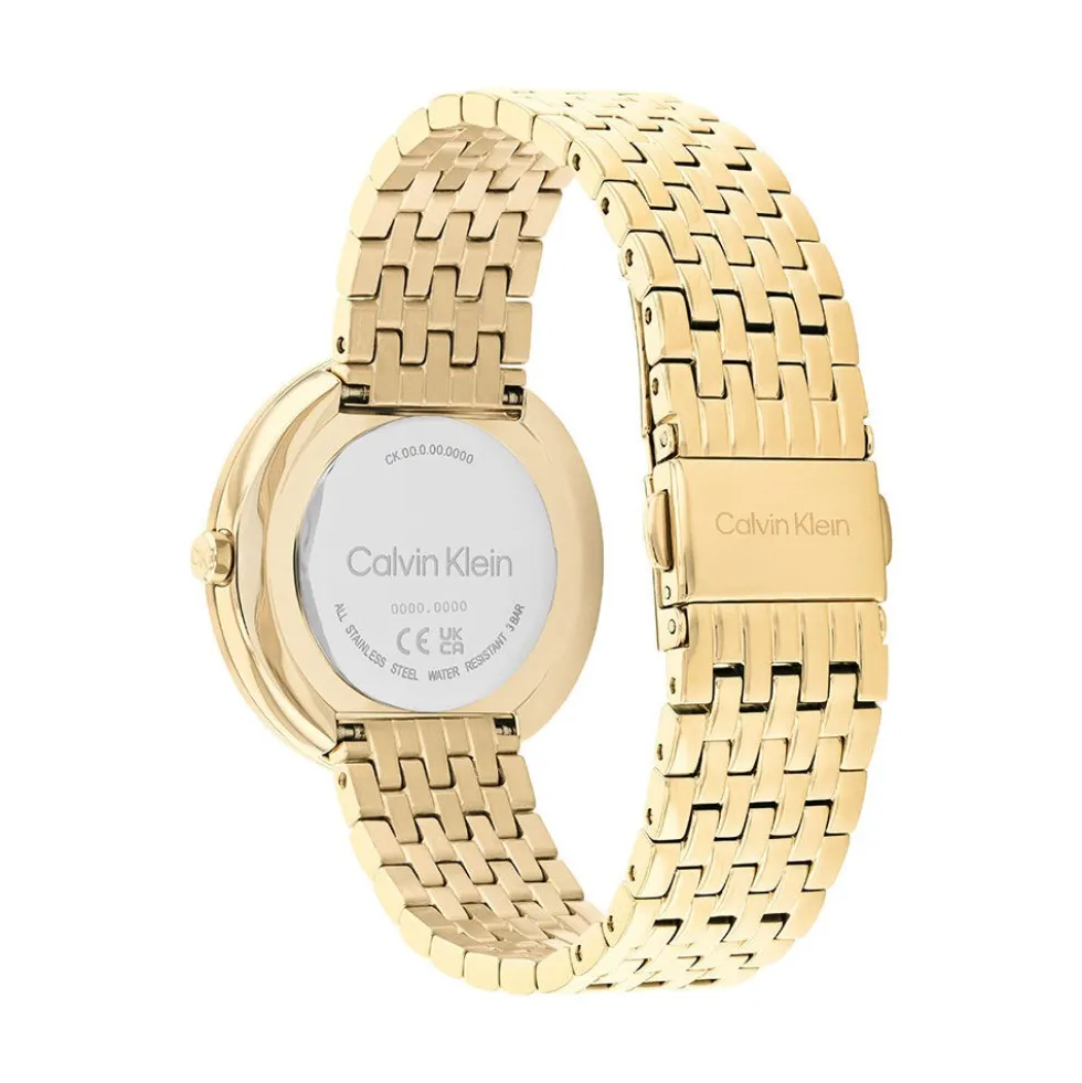 Montre Calvin Klein Twisted Bezel Blanc
