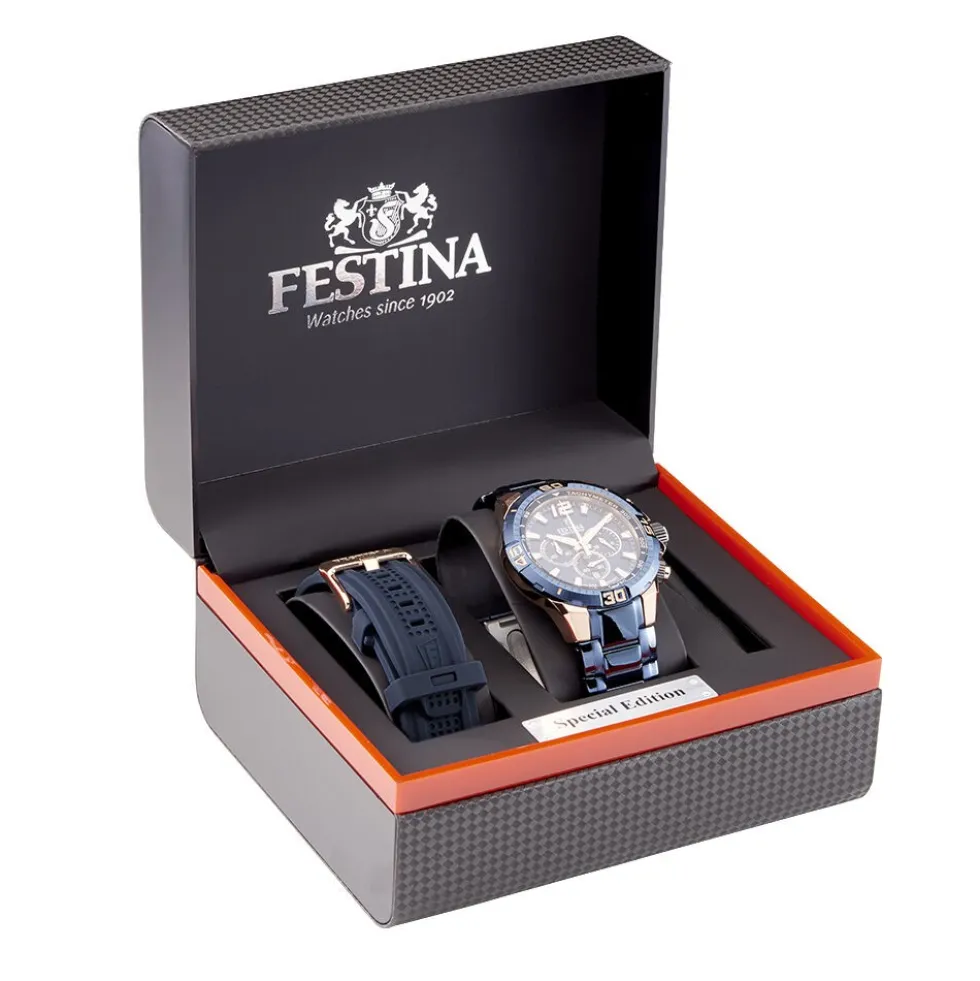 Montre Chrono Bike Bleu