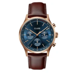 Montre Cluse Antheor Multifonction Bleu