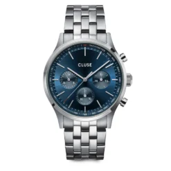 Montre Cluse Anthéor Multifonction Bleu