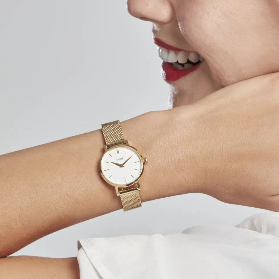Montre Cluse Boho Chic Petite Blanc