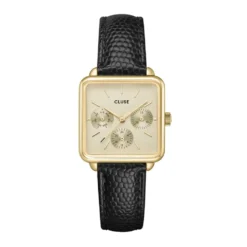 Montre Cluse La Tétragone Multifunction Doré