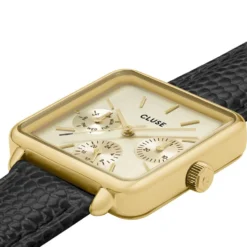 Montre Cluse La Tétragone Multifunction Doré