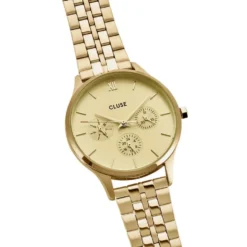 Montre Cluse Minuit Multifonction Doré
