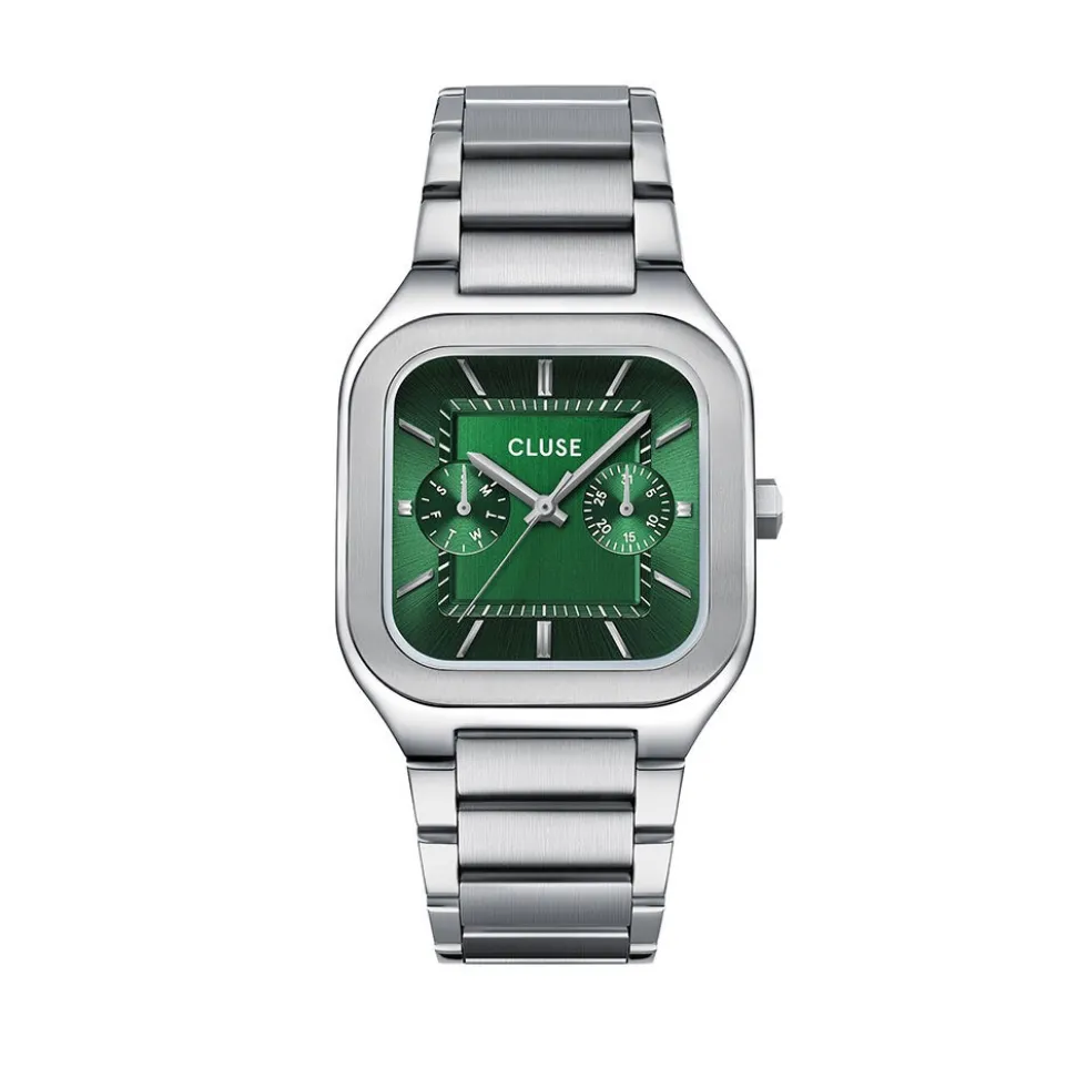 Montre Cluse Quadrus Multifonction Vert