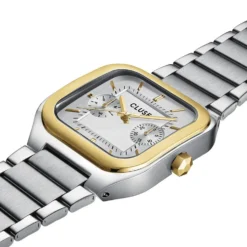 Montre Cluse Quadrus Multifonction Argenté