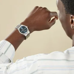 Montre Cluse Vigoureux Chrono Bleu