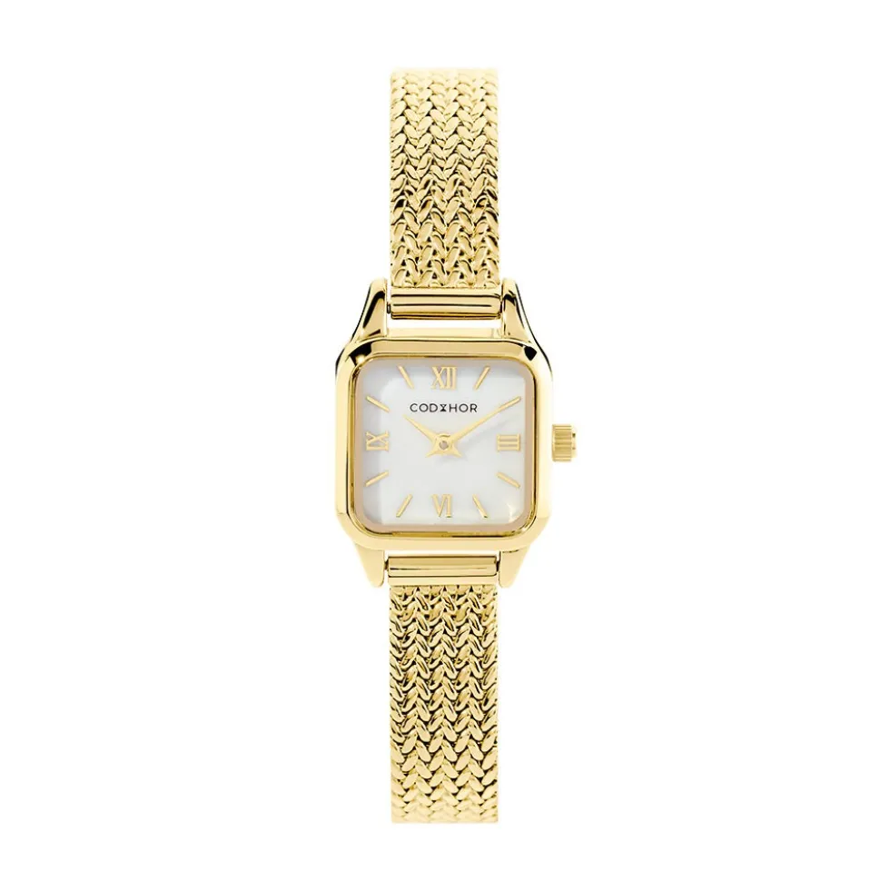 Montre Codhor Leonie Nacre Blanche