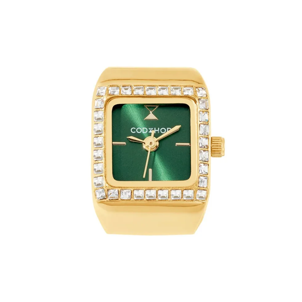 Montre Codhor Montre Bague Cléo Vert