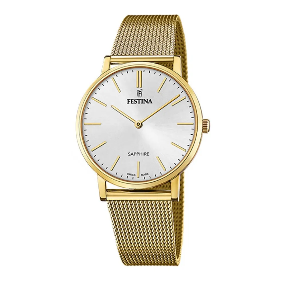 Montre Festina Swiss Made 39 Argenté