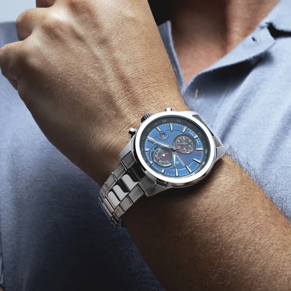 Montre Festina Timeless Chronograph Bleu
