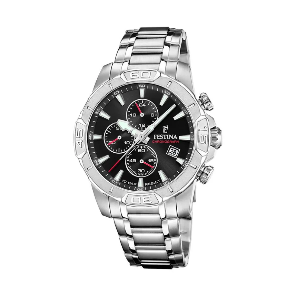 Montre Festina Timeless Chrono 45-3 Noir