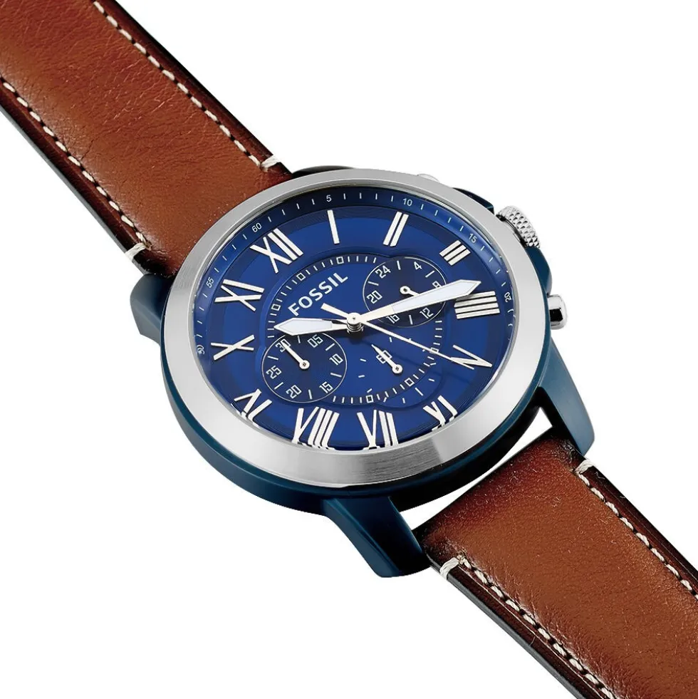 Montre Fossil Grant Bleu