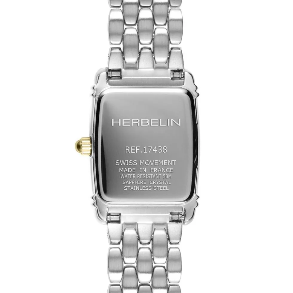 Montre Herbelin Art Deco Argenté
