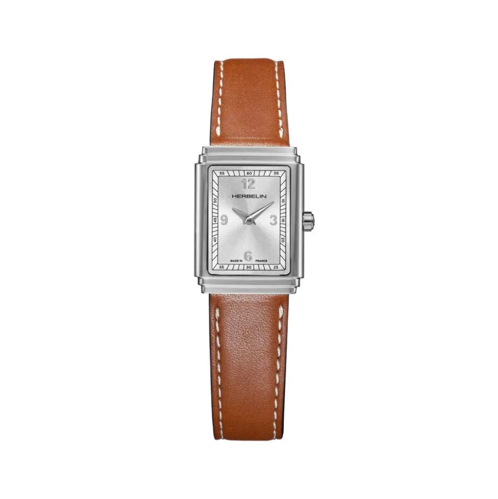 Montre Herbelin Art Deco Argenté