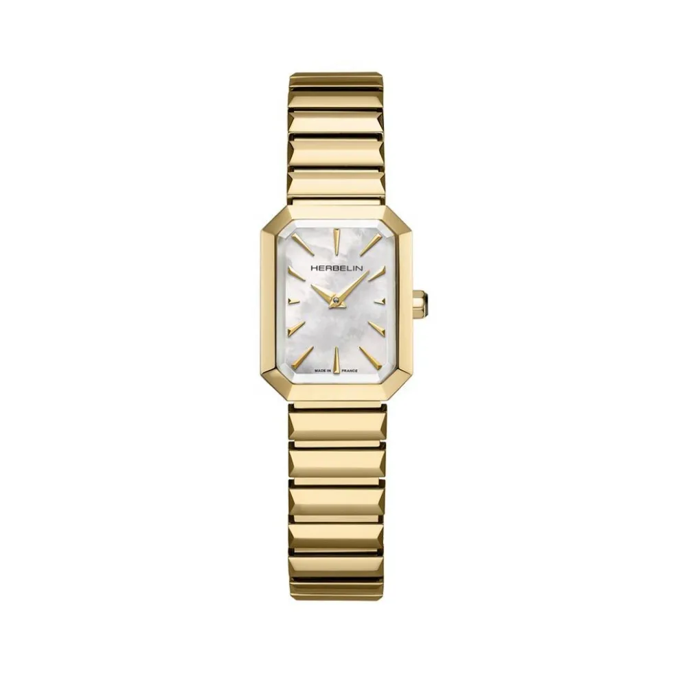 Montre Herbelin Octogone Nacre Blanche