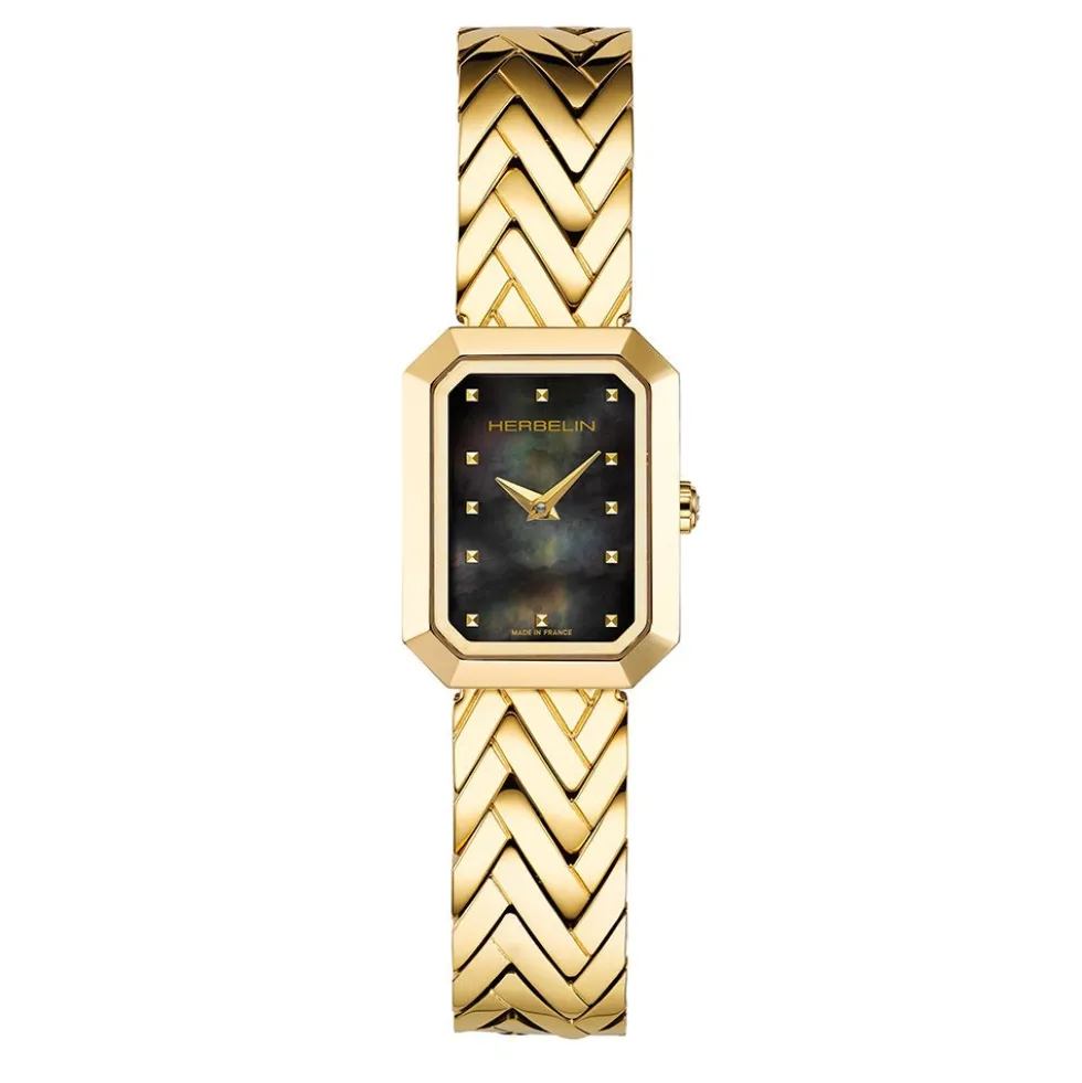 Montre Herbelin Octogone Nacre Noire