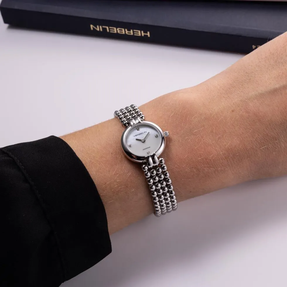 Montre Herbelin Perles Nacre Blanche