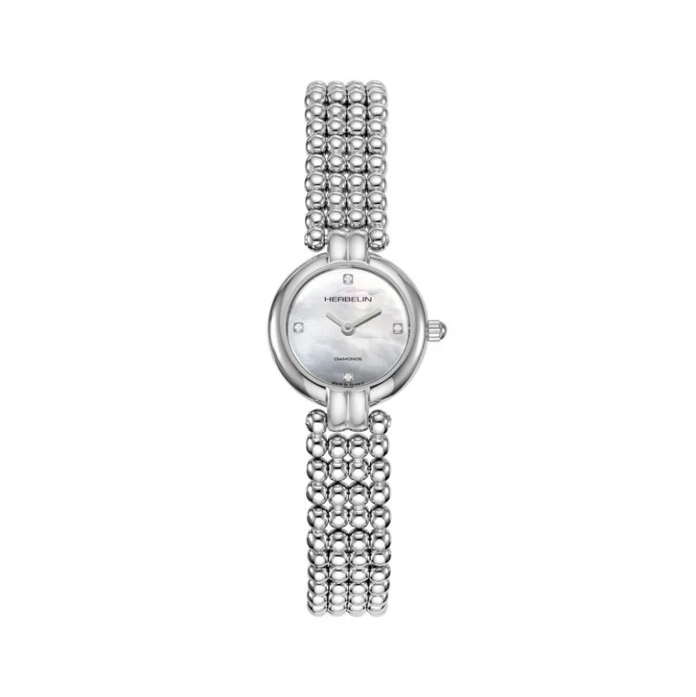 Montre Herbelin Perles Nacre Blanche