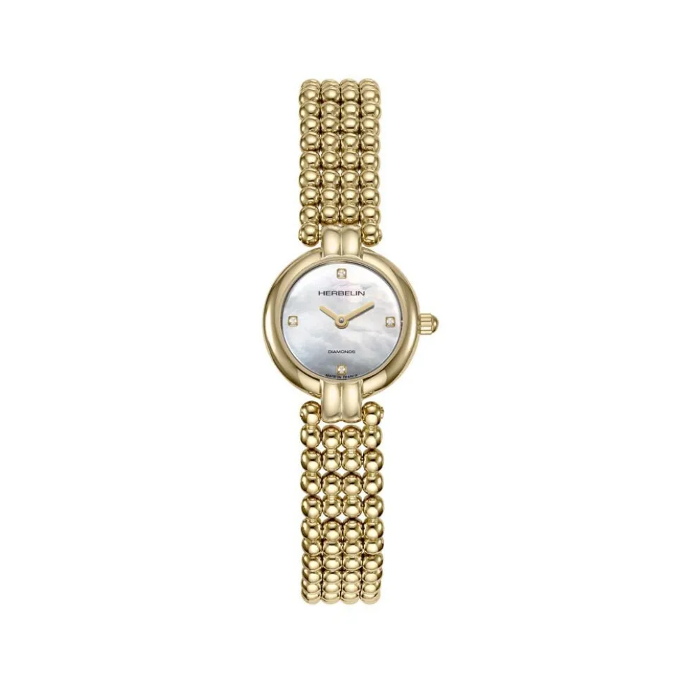 Montre Herbelin Perles Nacre Blanche