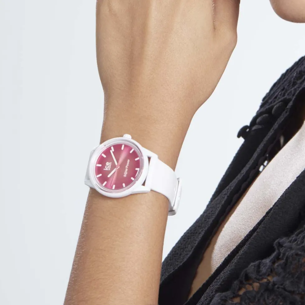 Montre Ice Watch Solar Power Blanc