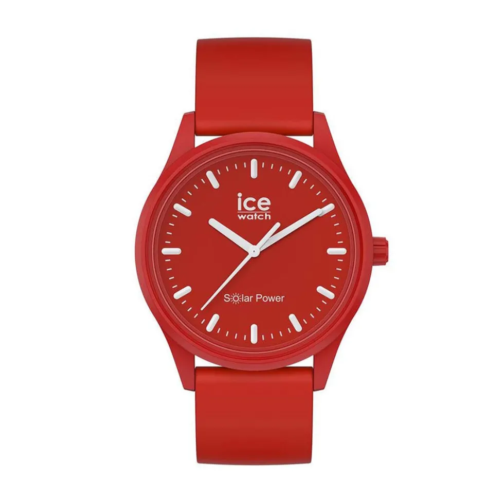 Montre Ice Watch Solar Power Rouge
