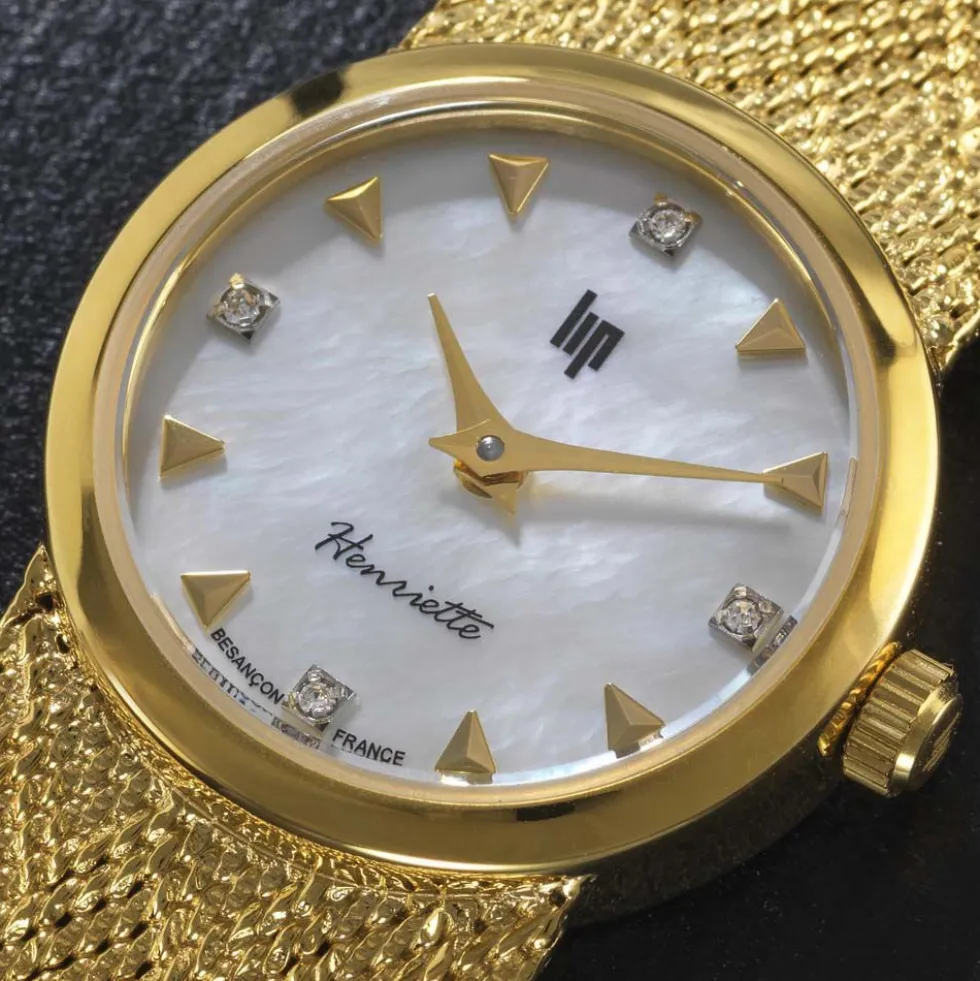 Montre Lip Henriette 22 Nacre Blanche