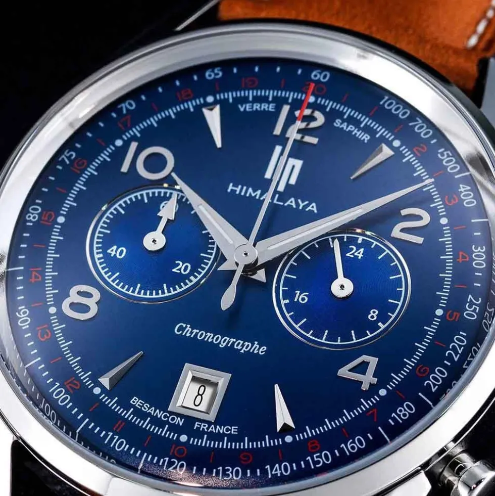 Montre Lip Himalaya Chrono Bleu