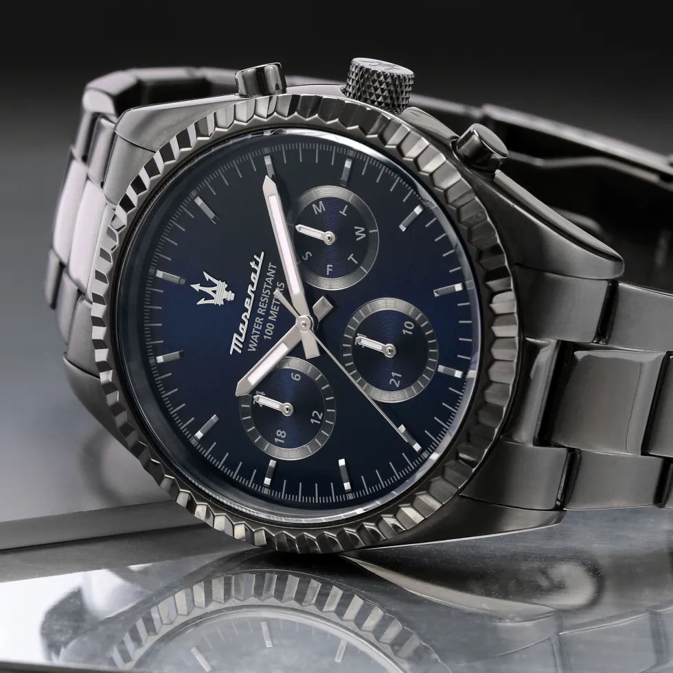 Montre Maserati Competizione Bleu