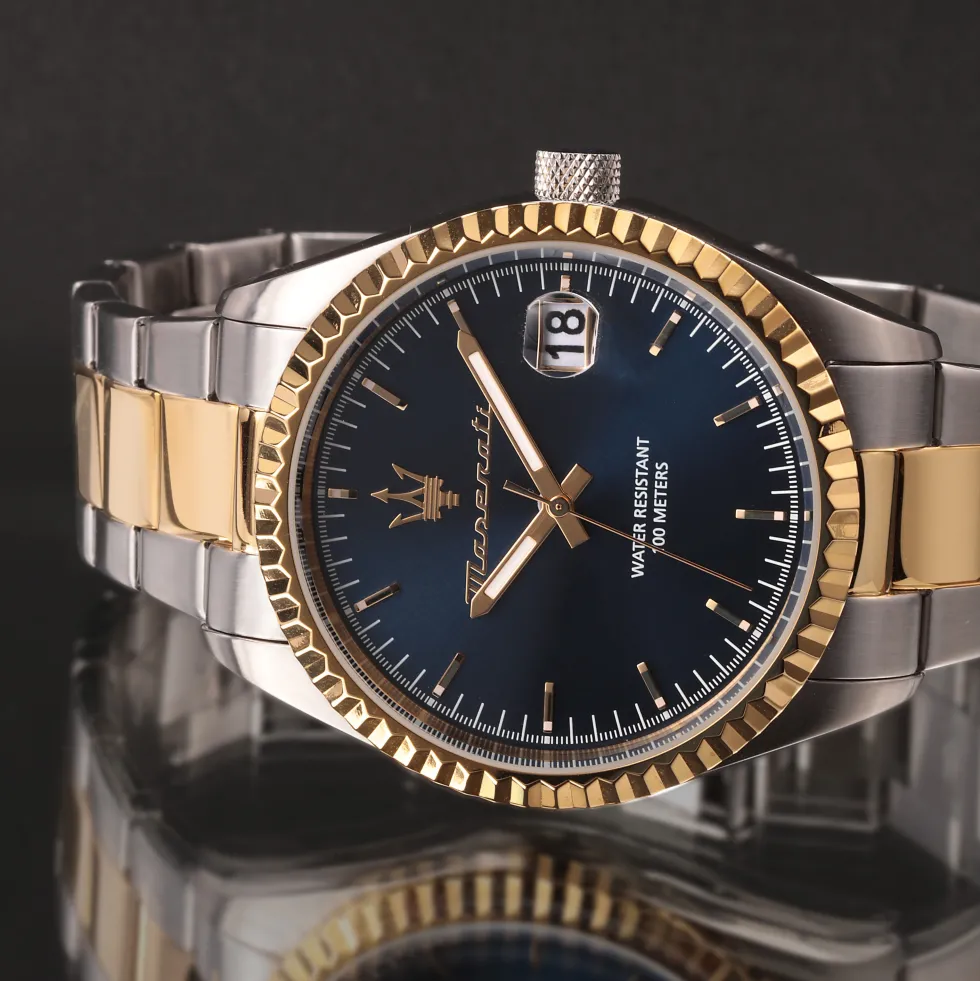 Montre Maserati Competizione Bleu
