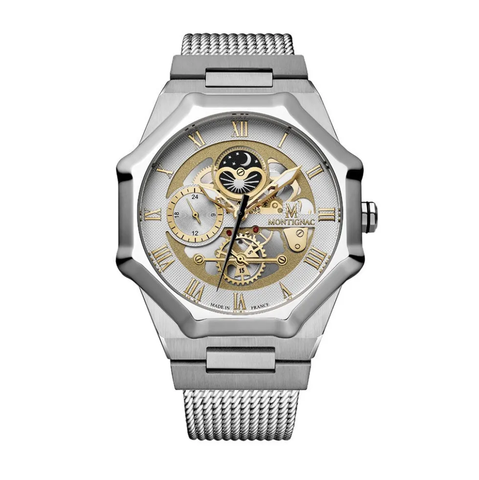 Montre Montignac Octagon Blanc
