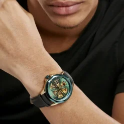 Montre Montignac Round Automatique Vert