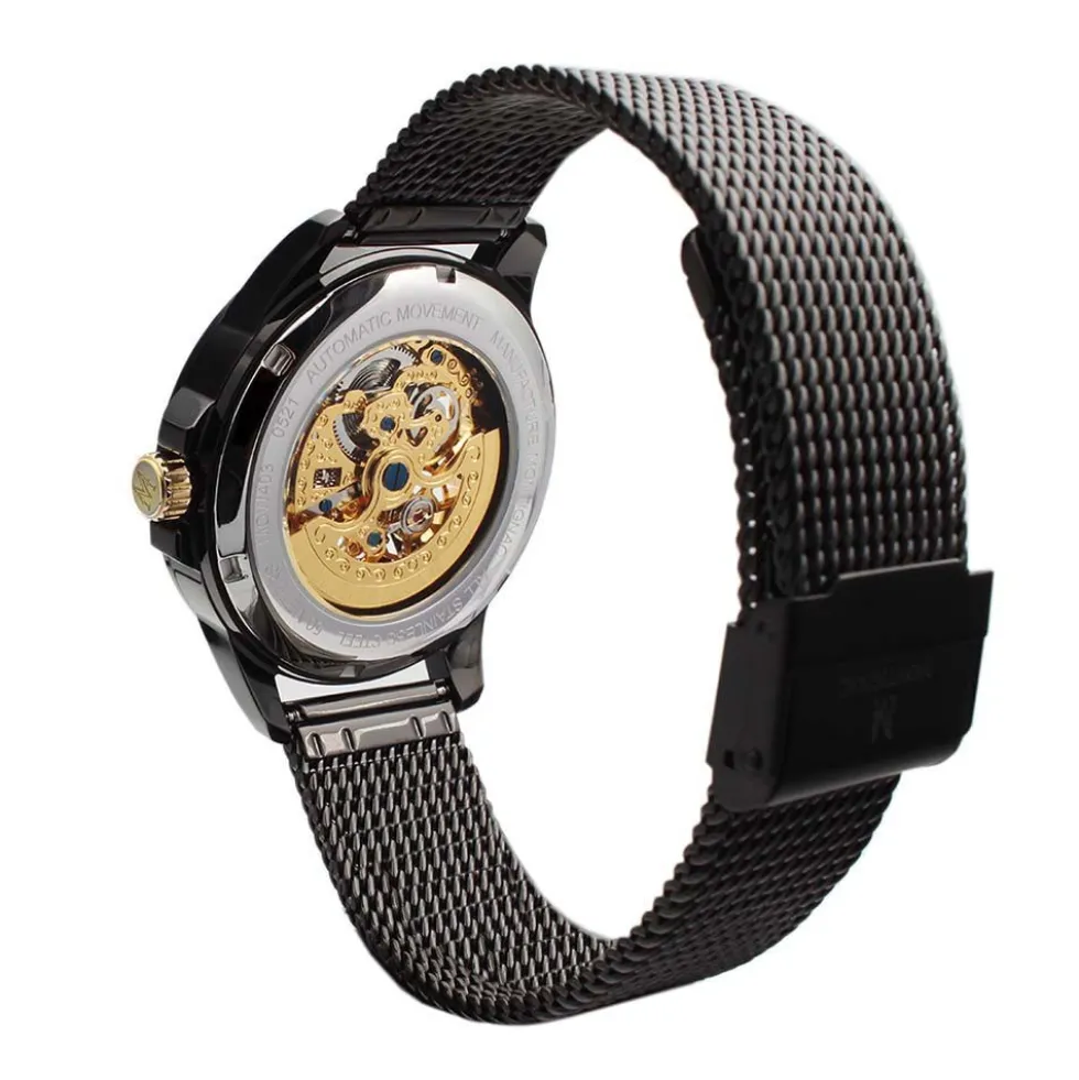 Montre Montignac Round Automatique Noir