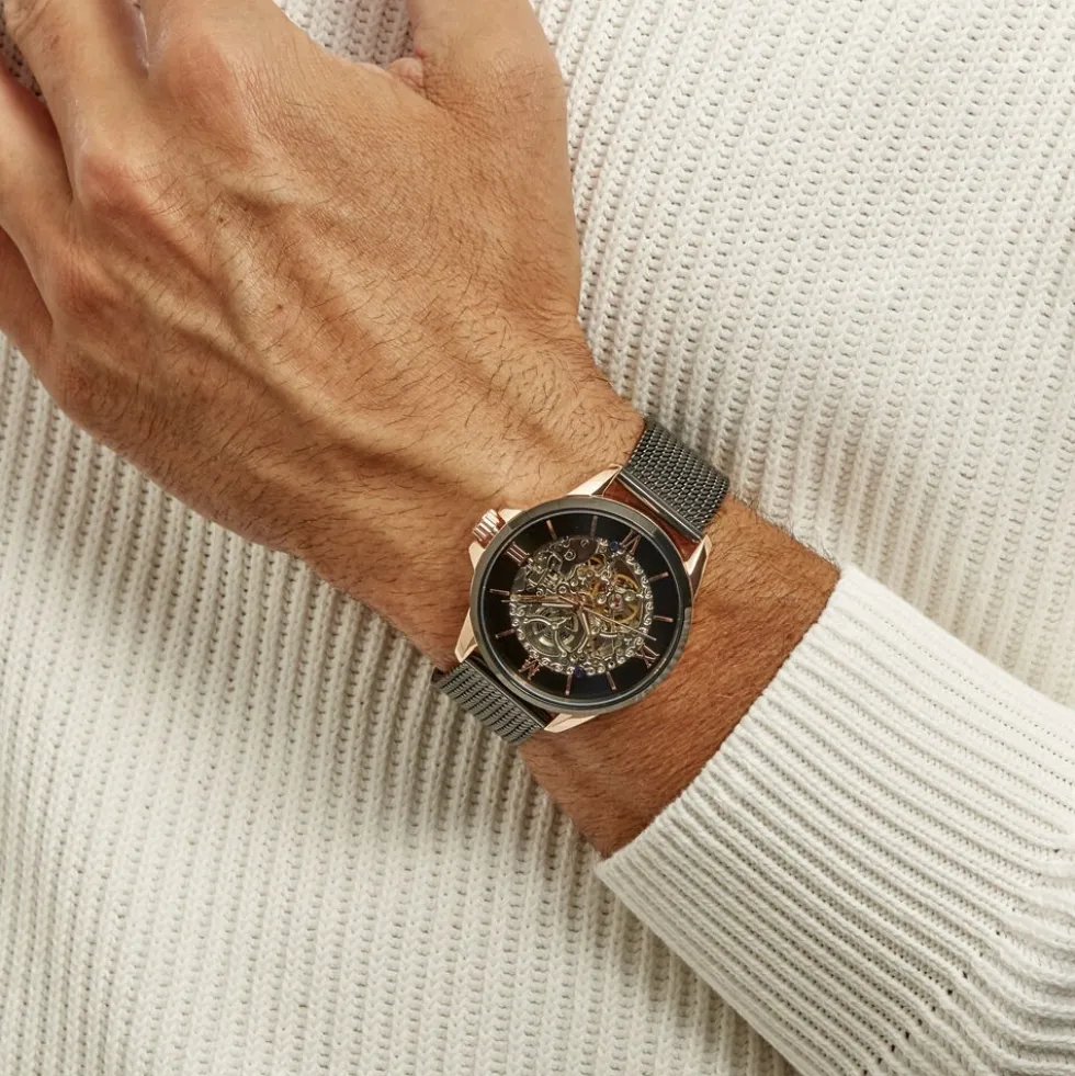 Montre Montignac Round Automatique Noir