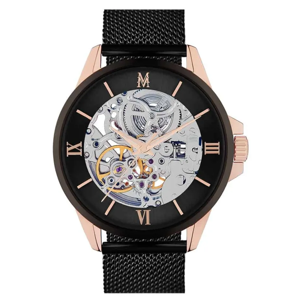 Montre Montignac Round Automatique Noir