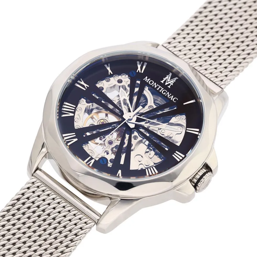 Montre Montignac Round Automatique Noir