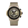 Montre Montignac Round Chrono Champagne