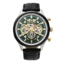 Montre Montignac Round Chrono Vert