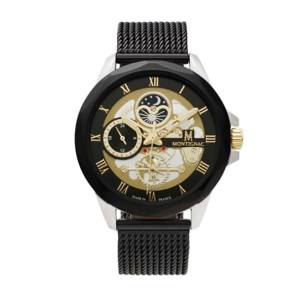 Montre Montignac Round Noir