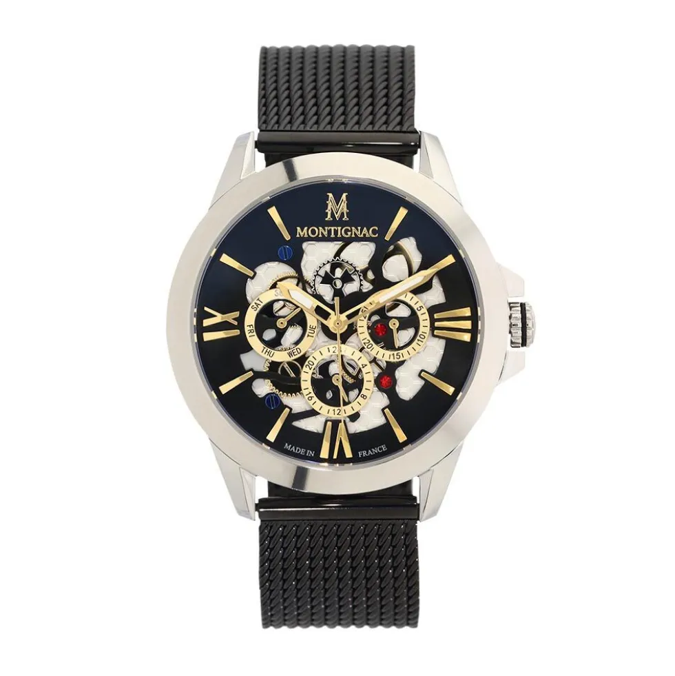 Montre Montignac Round Noir